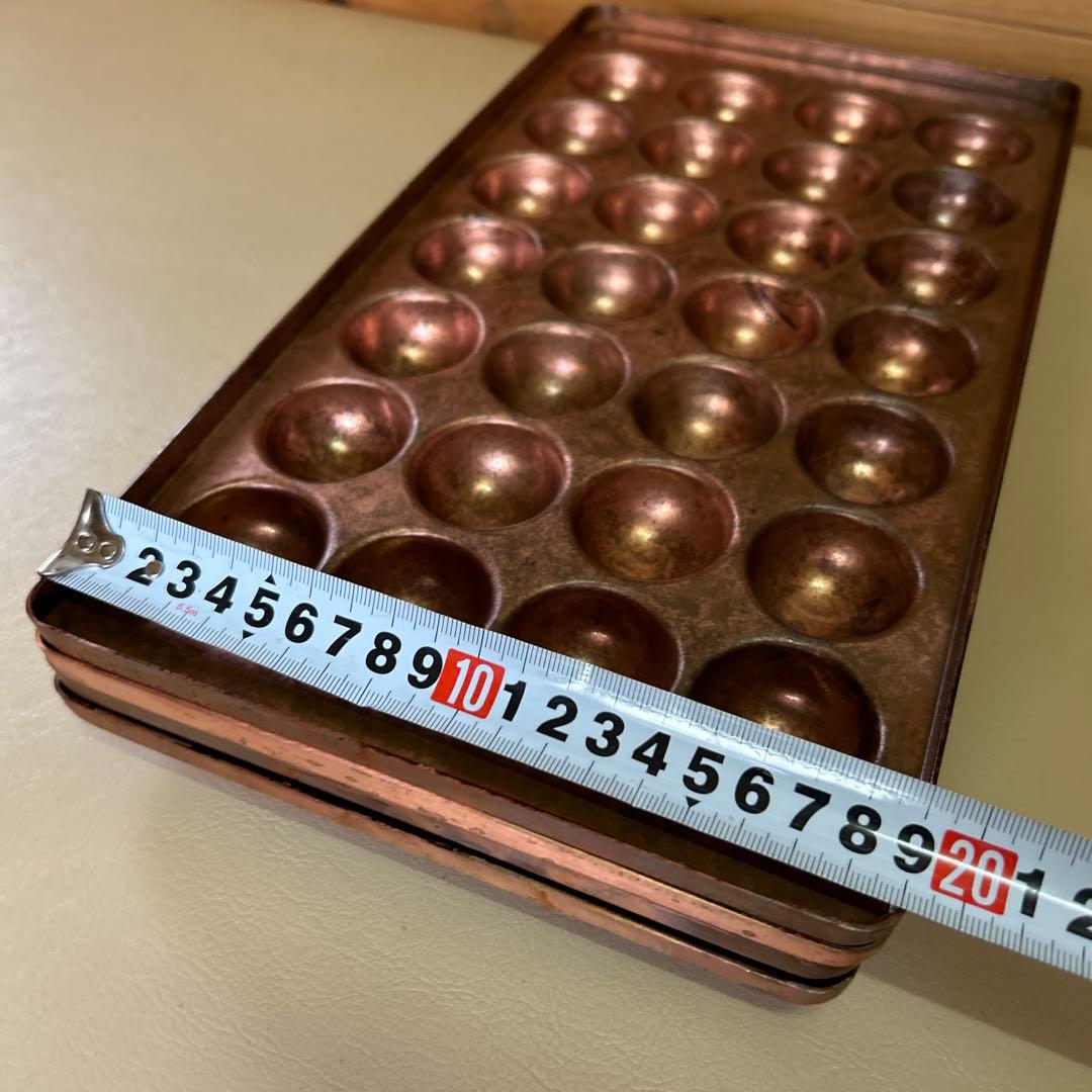 銅製 明石焼き　4枚