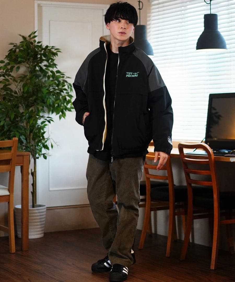 TOY MACHINE トイマシーン アウターリバーシブル ジャケット フリース