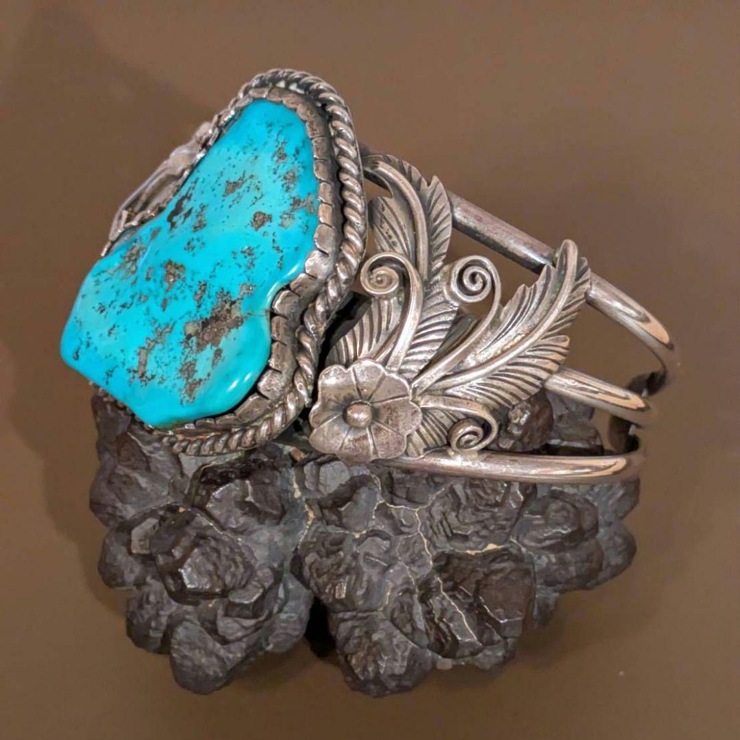 希少インディアンジュエリー 【メンズターコイズバングル＆リング】