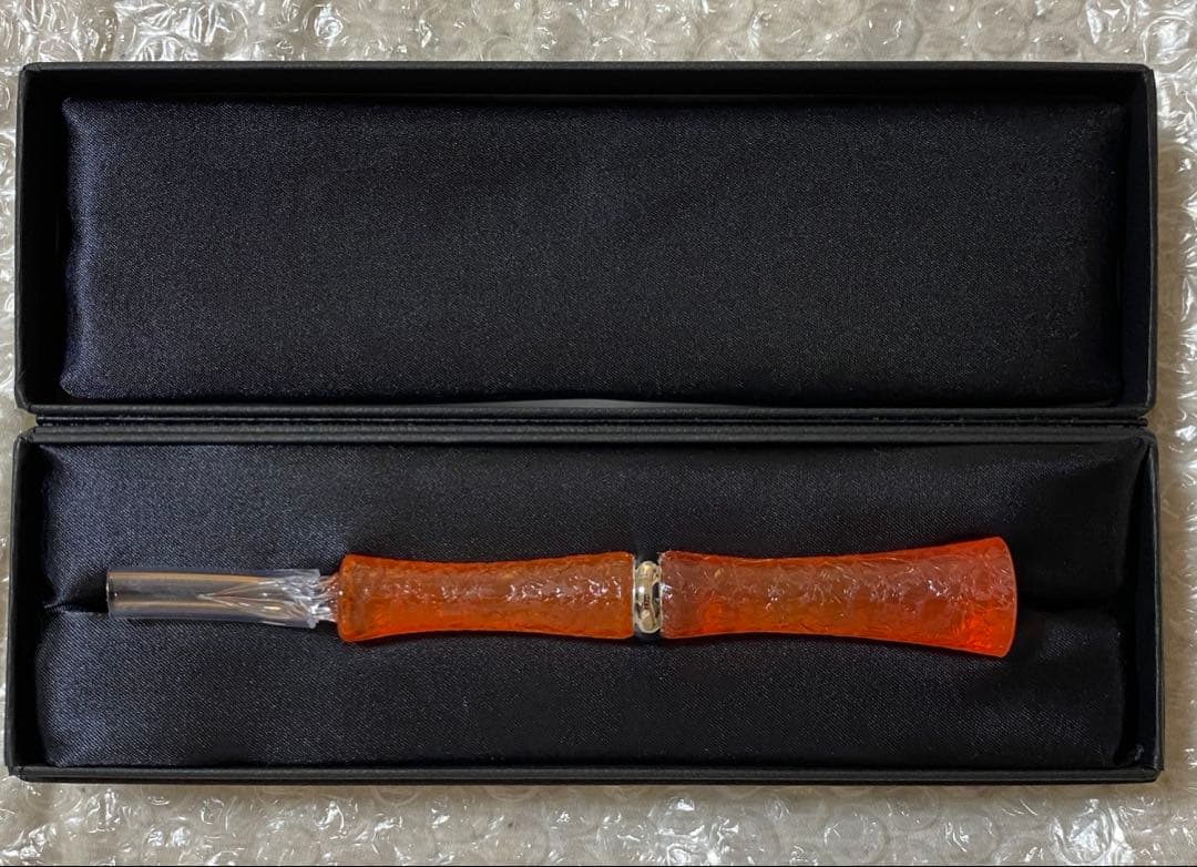 Glass Studio Toos 百華 Vermillion オレンジ