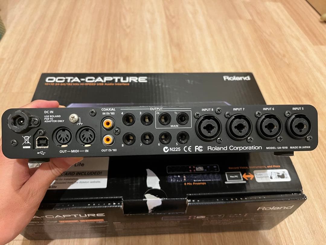 【完動品】RolandOCTA-CAPTURE1010オーディオインターフェイス