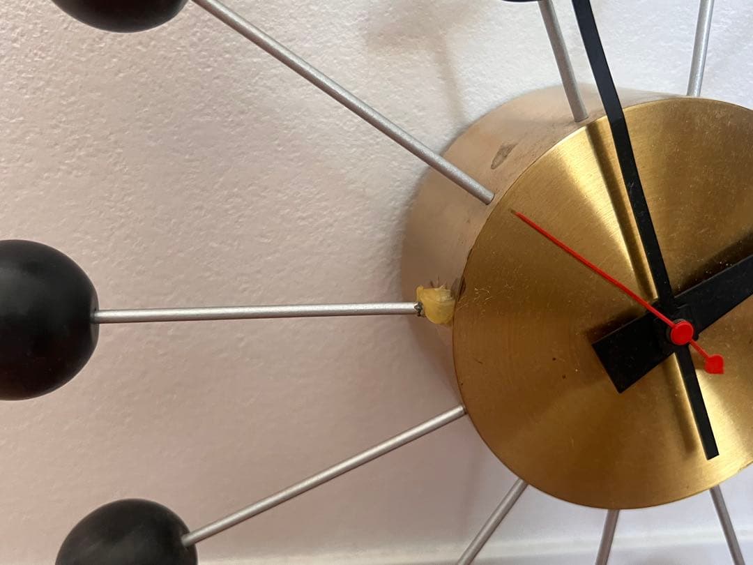 すいすい　ジョージ・ネルソン　ボールクロック　黒