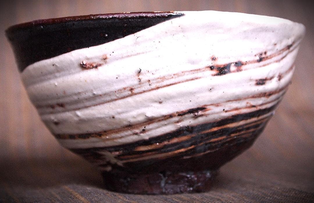 人気作家★辻村塊【師＆父：辻村史朗】★刷毛目ぐいのみB