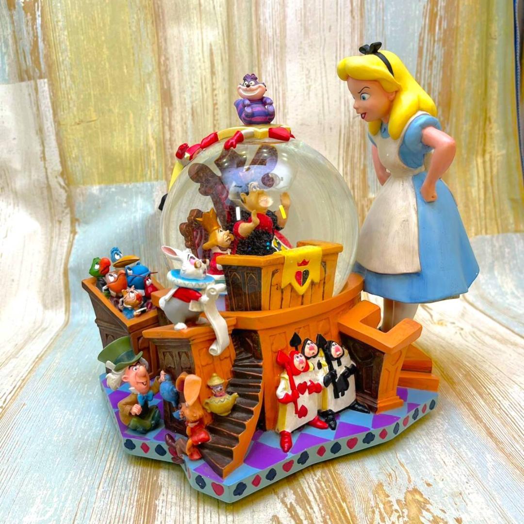 ふしぎの国のアリス フィギュア★スノーグローブ オルゴール