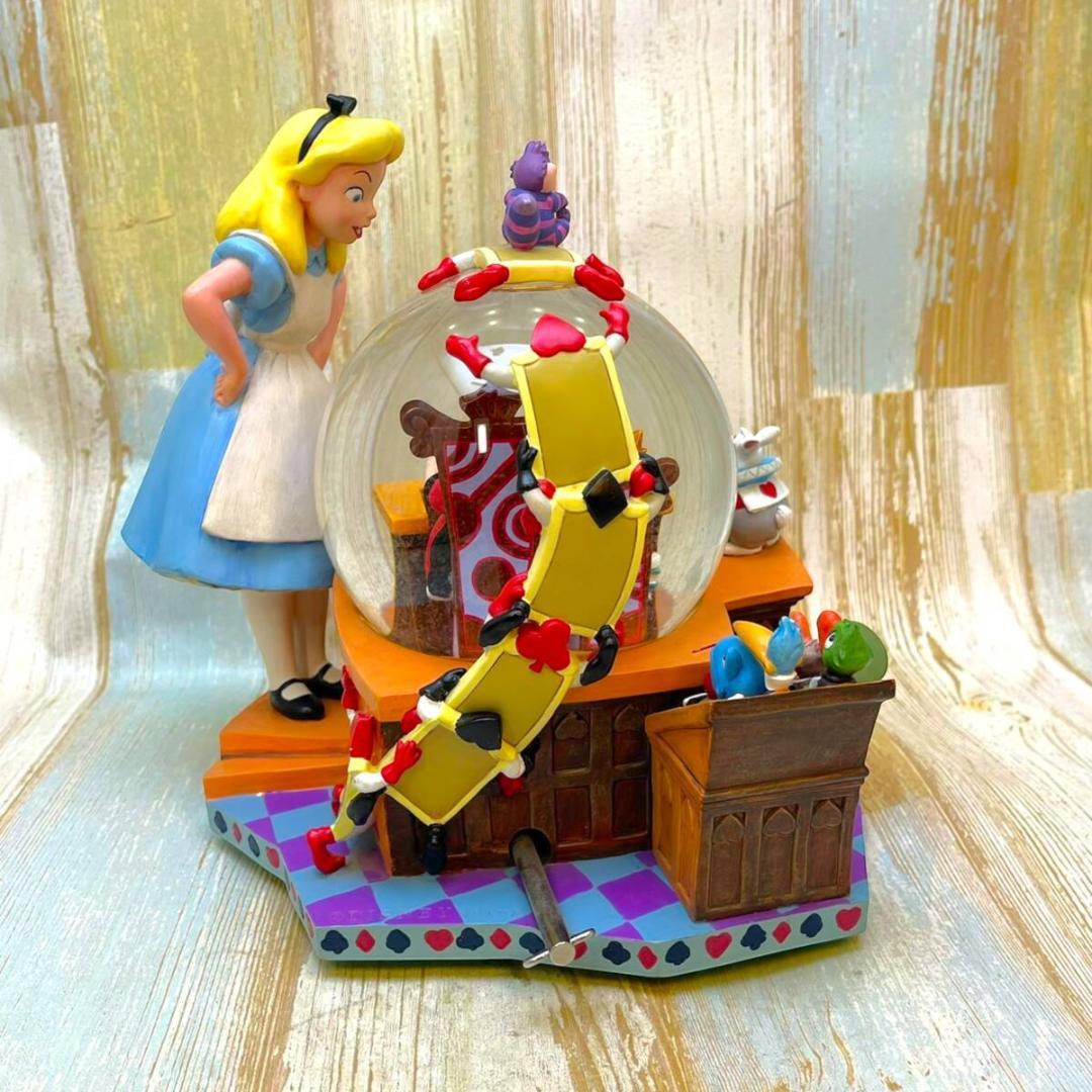 ふしぎの国のアリス フィギュア★スノーグローブ オルゴール