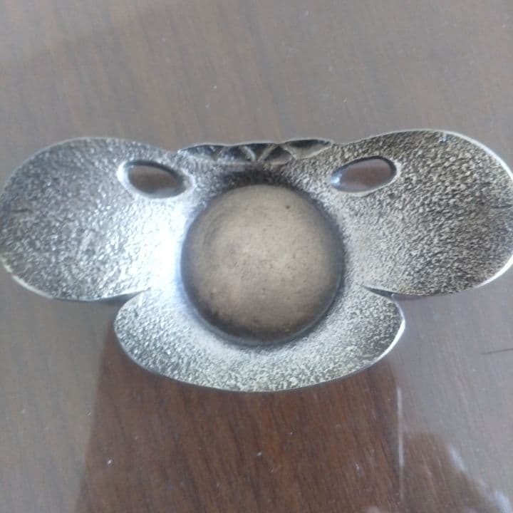 茶道具 煎茶 茶托 (桐箱付き)五枚 純銅