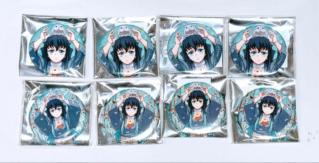 鬼滅の刃 東武動物公園 グリッター缶バッジ 時透無一郎 まとめ売り