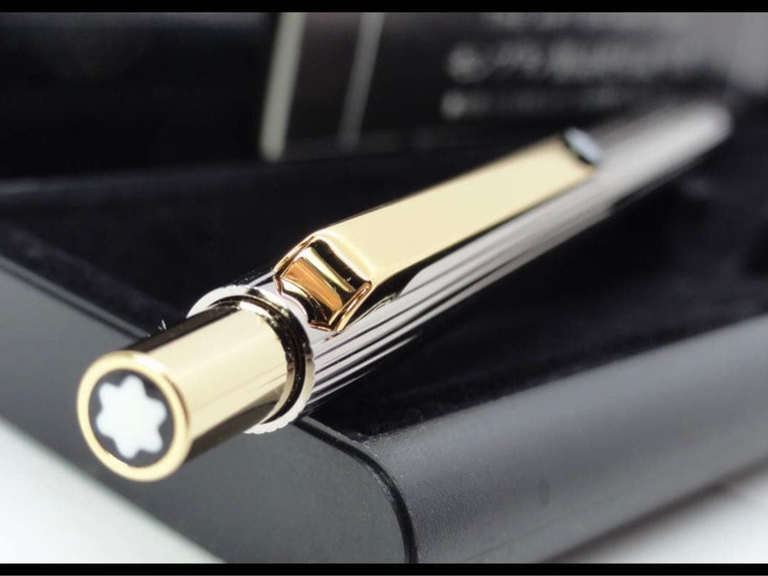 未使用に近い美品！総プラチナ張り価値あるSラインの最高峰No2929★モンブラン