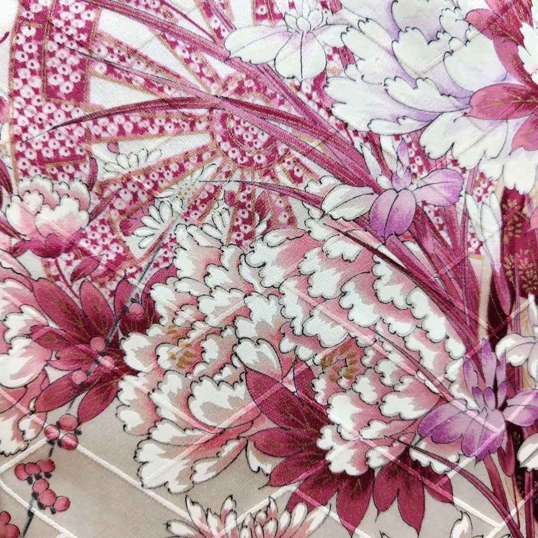 振袖フルセット(8点)・成人式・金彩加工・くすみ・源氏車花・やまと誂製・逸品