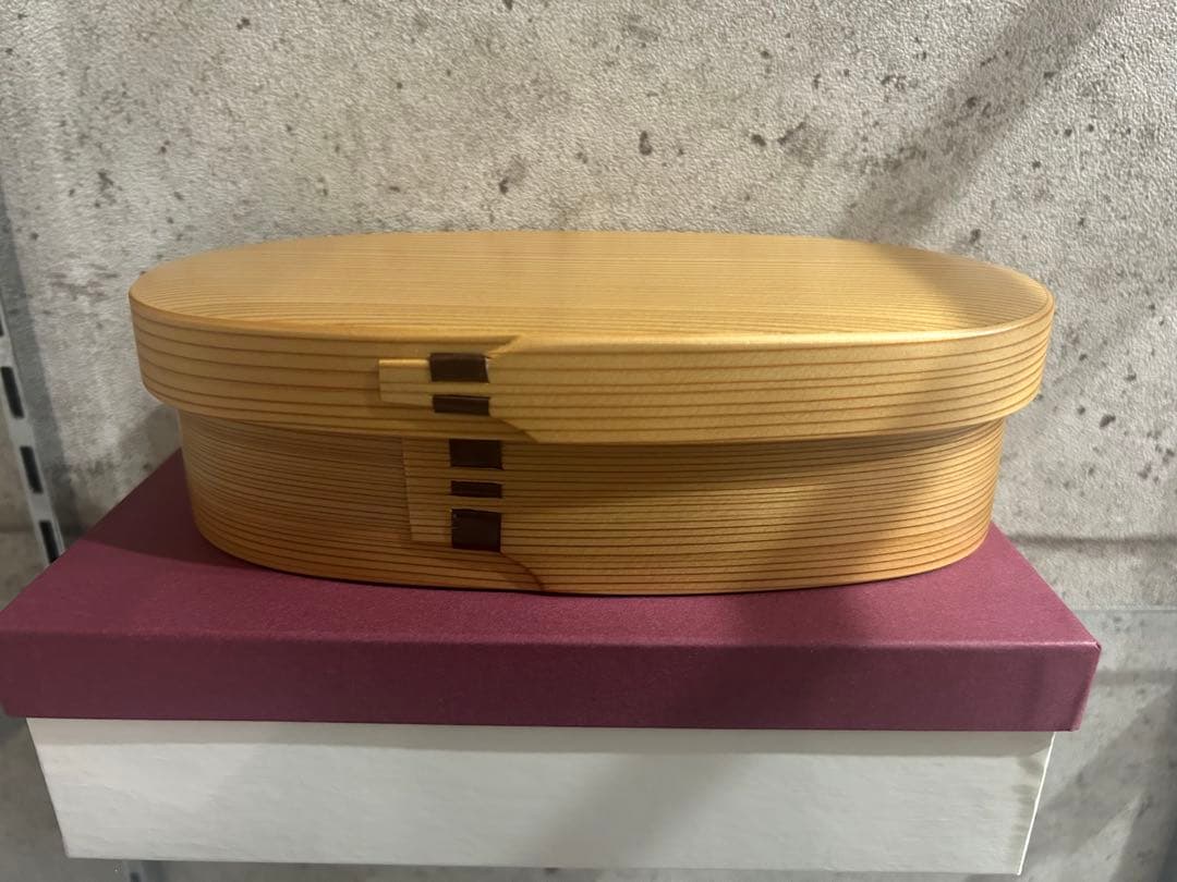 最高級曲げわっぱ　栗久　秋田県大館　15400円　無塗装