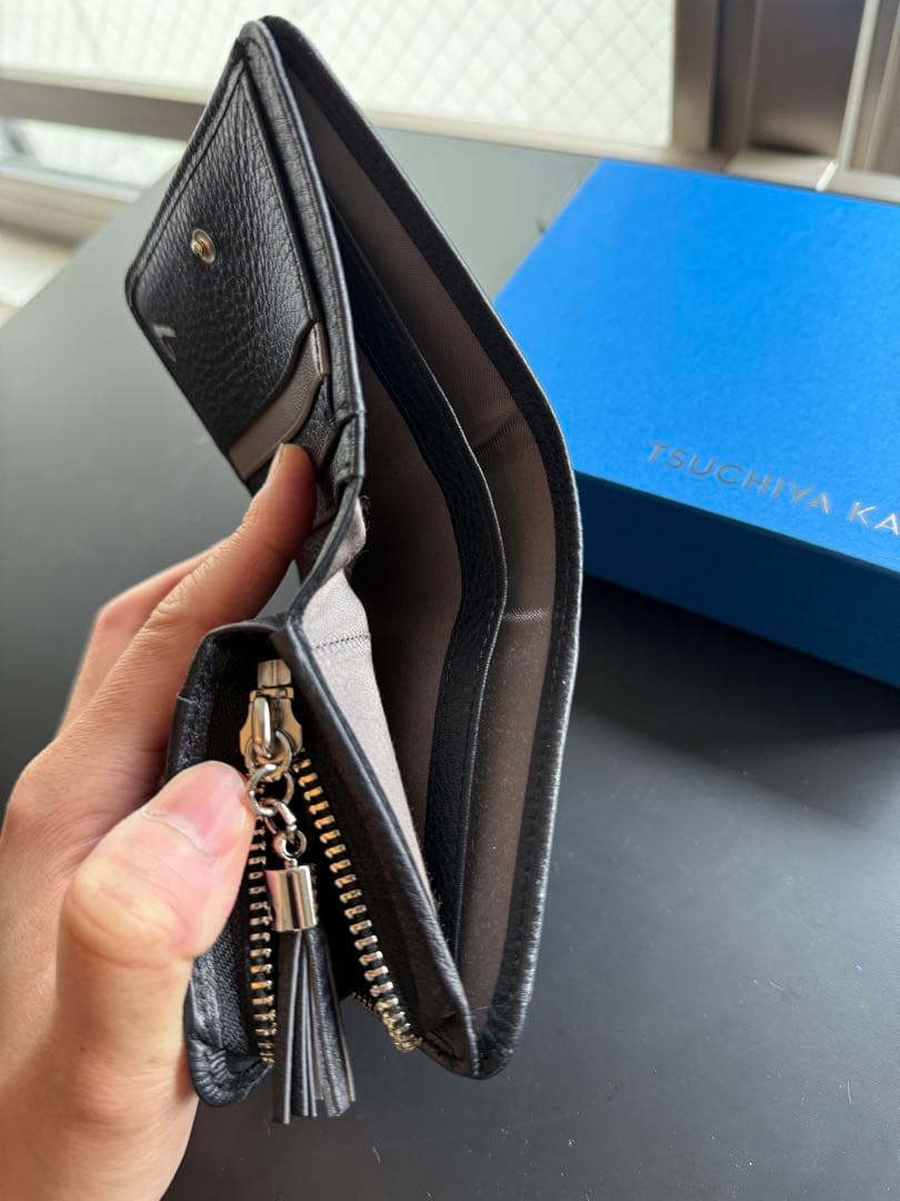 土屋鞄製造所 二つ折り財布 クラルテ フリンジスモールウォレット 2日だけ利用