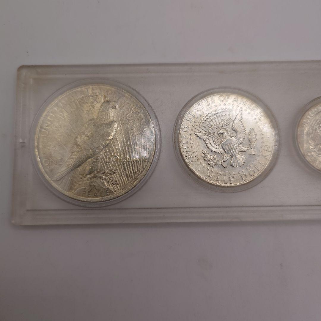 アメリカ リバティ 銀貨4枚 ピースダラー 6枚セット ja1303