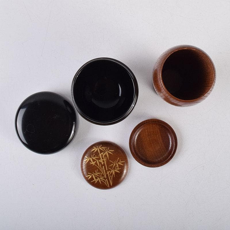 茶道具　桑茶箱　京焼　中村与平作　茶碗　棗　香合など　八点　一式　M　R9368