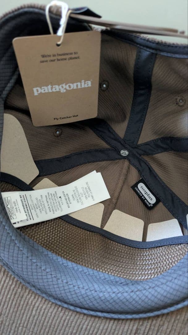 入手困難新品未使用パタゴニアキャップフライ・キャッチャー・ハット茶色No25