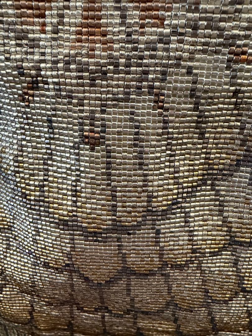 銀座◼︎白牡丹◼︎総ビーズバッグ 着物 謝恩会 冠婚葬祭 結婚式 パーティ 高級