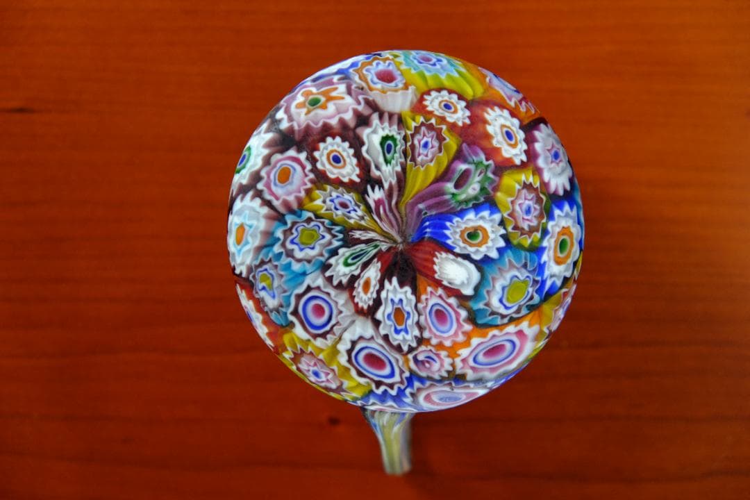 ベネチアンガラス アンティーク カップ＆ソーサー ガラス ムラノ 江波冨士子