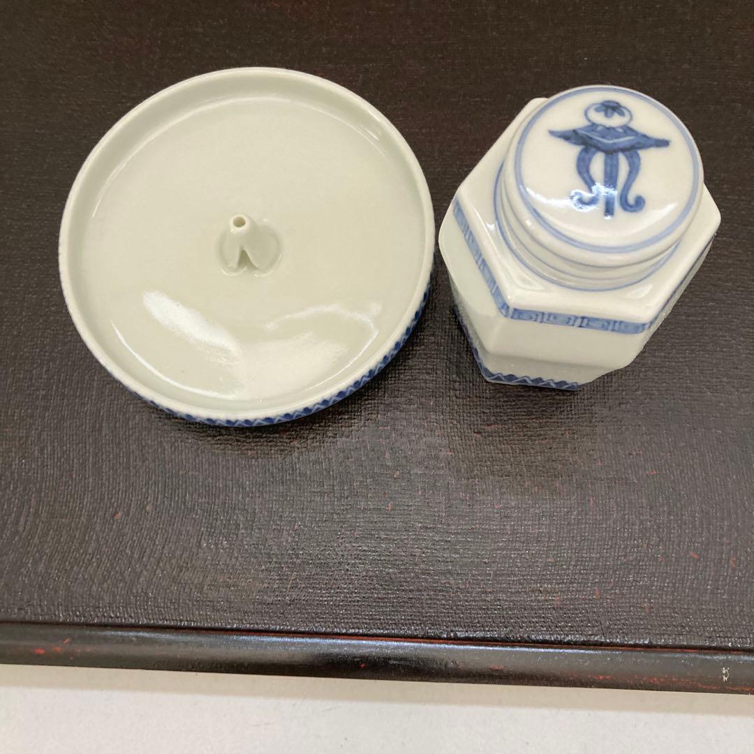 煎茶道具　平安春峰　茶入れ　香立て