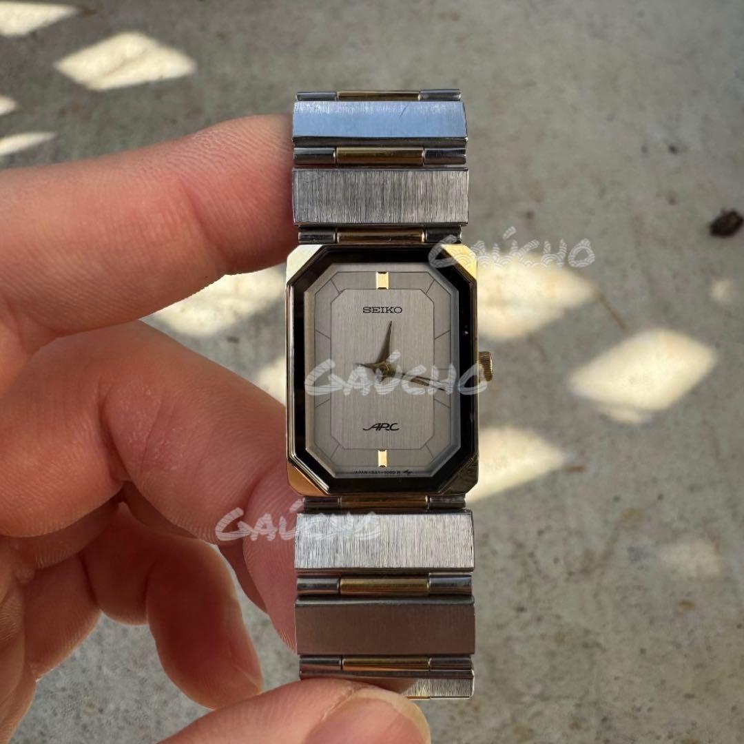 【新品電池】Seiko レクタンギュラー スクエア ヴィンテージ tank 美品