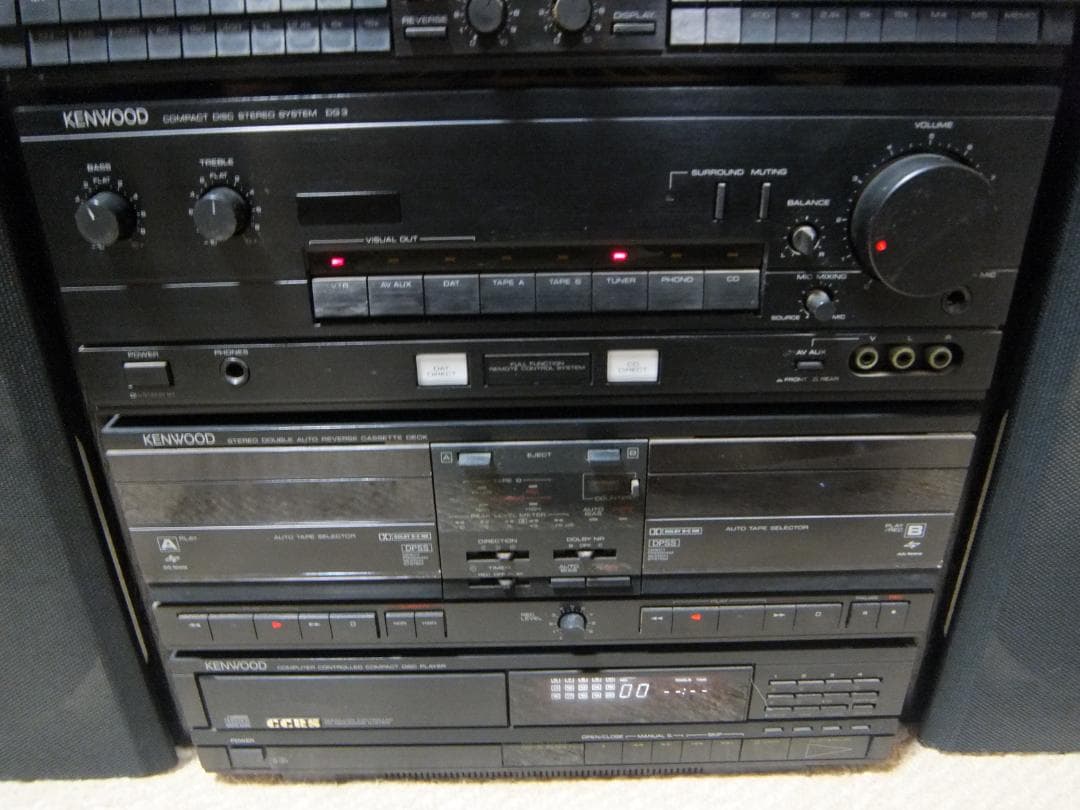 【引き取り限定】KENWOOD ROXY DG3　システムコンポ　中古