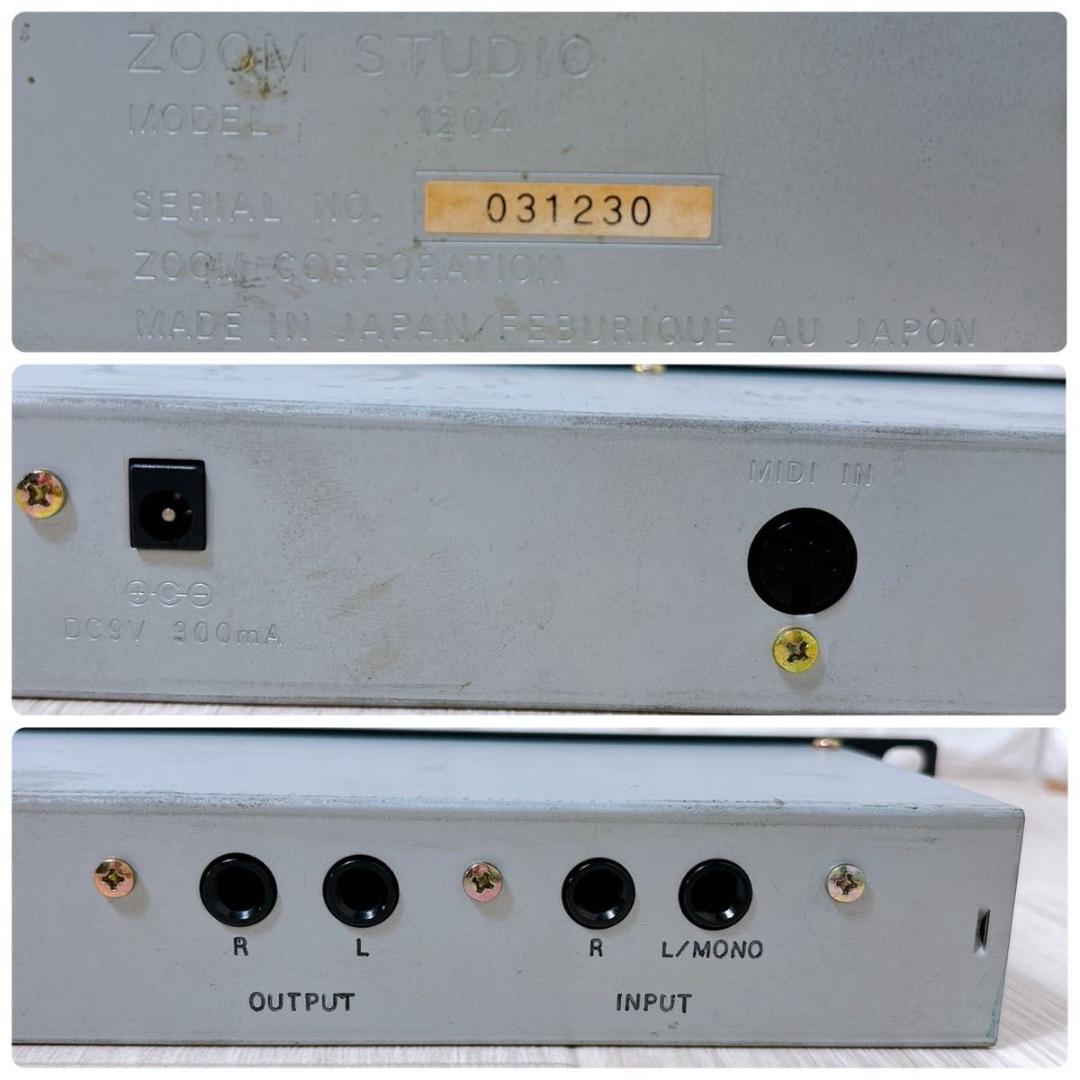 ZOOM STUDIO 1204 空間系 デジタルリバーブ マルチエフェクター