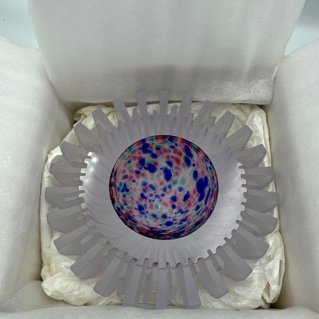 江戸切子作家　山田輝雄　作ガラス花器　オブジェ　伝統工芸　アート　インテリア