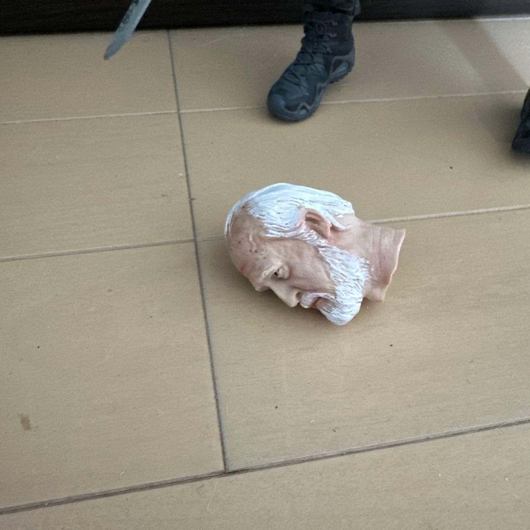 ウォーキングデッド　総督1/6フィギュア　ハーシェルの首レア所