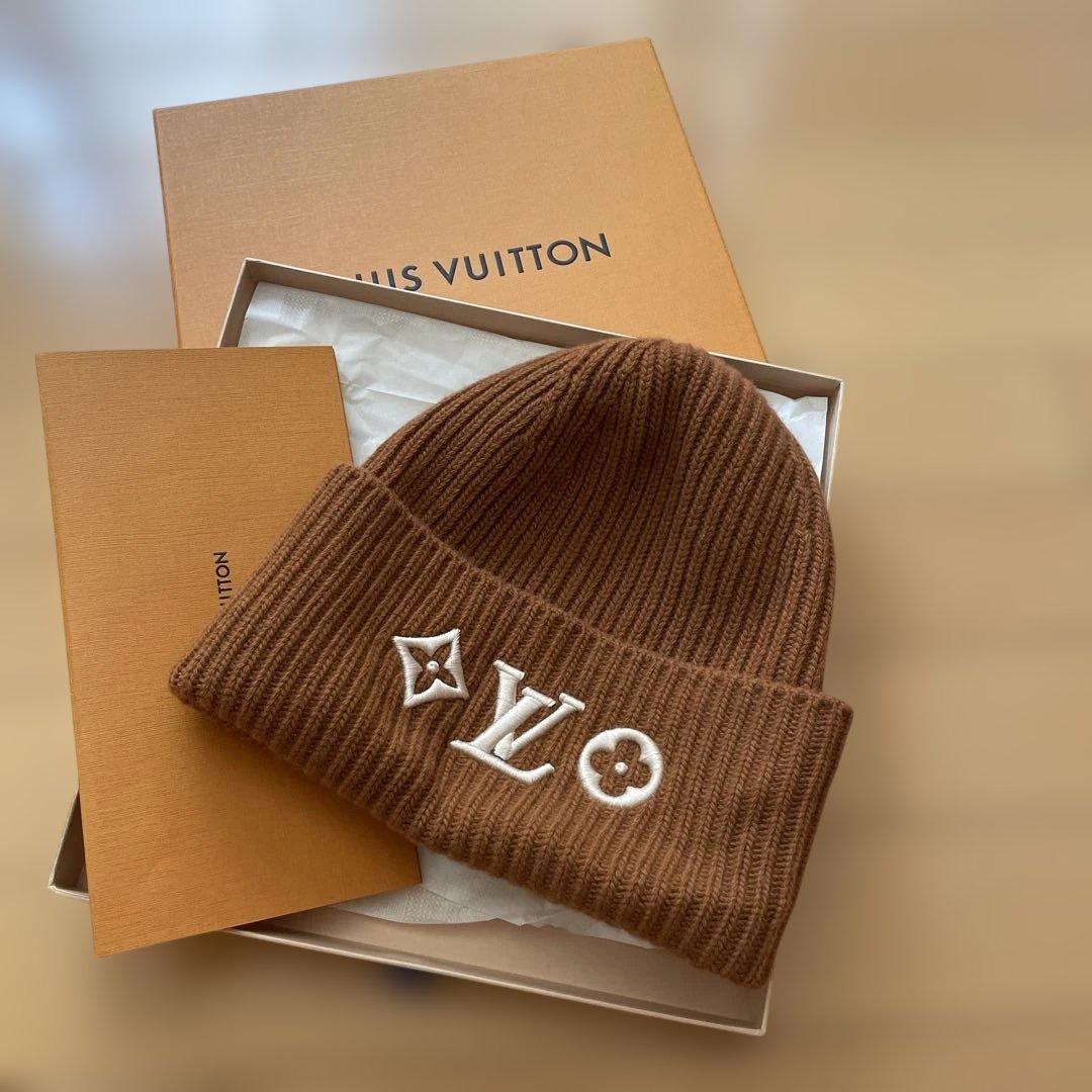 Louis Vuitton ブラウンニット帽