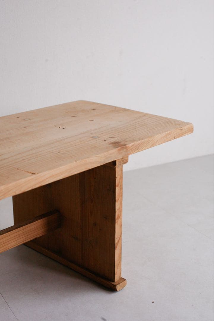 文机　杉材　無垢材 ローテーブル 飾り棚　古家具　古道具 アンティーク