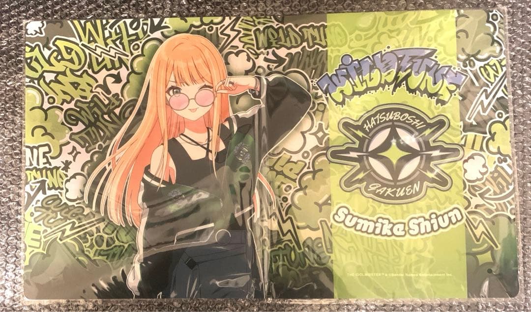 学園アイドルマスター TSUTAYA Wild TUNE ラバーマット　紫雲清夏