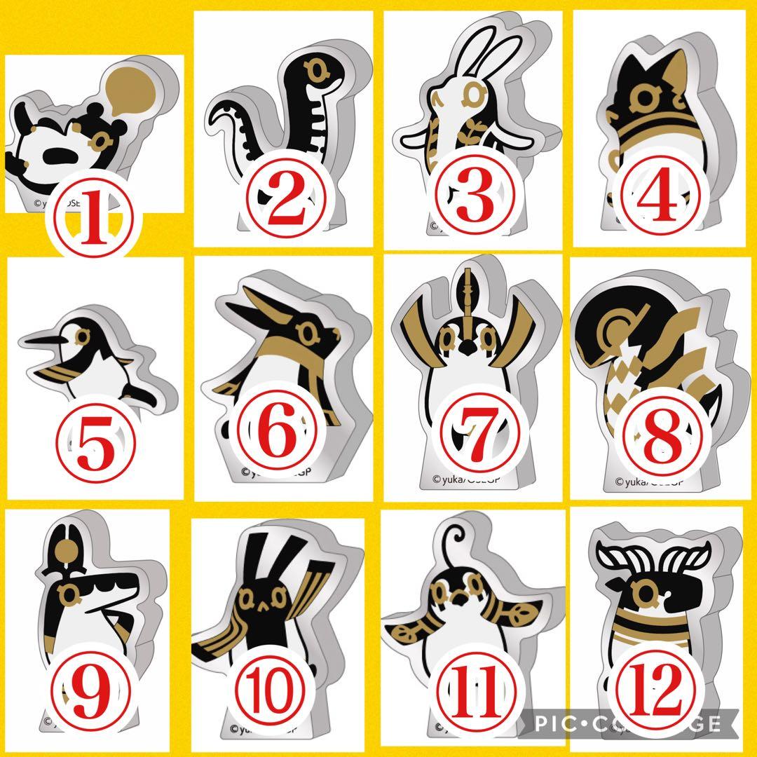 1個¥890　とーとつにエジプト神　アクリルますころっと