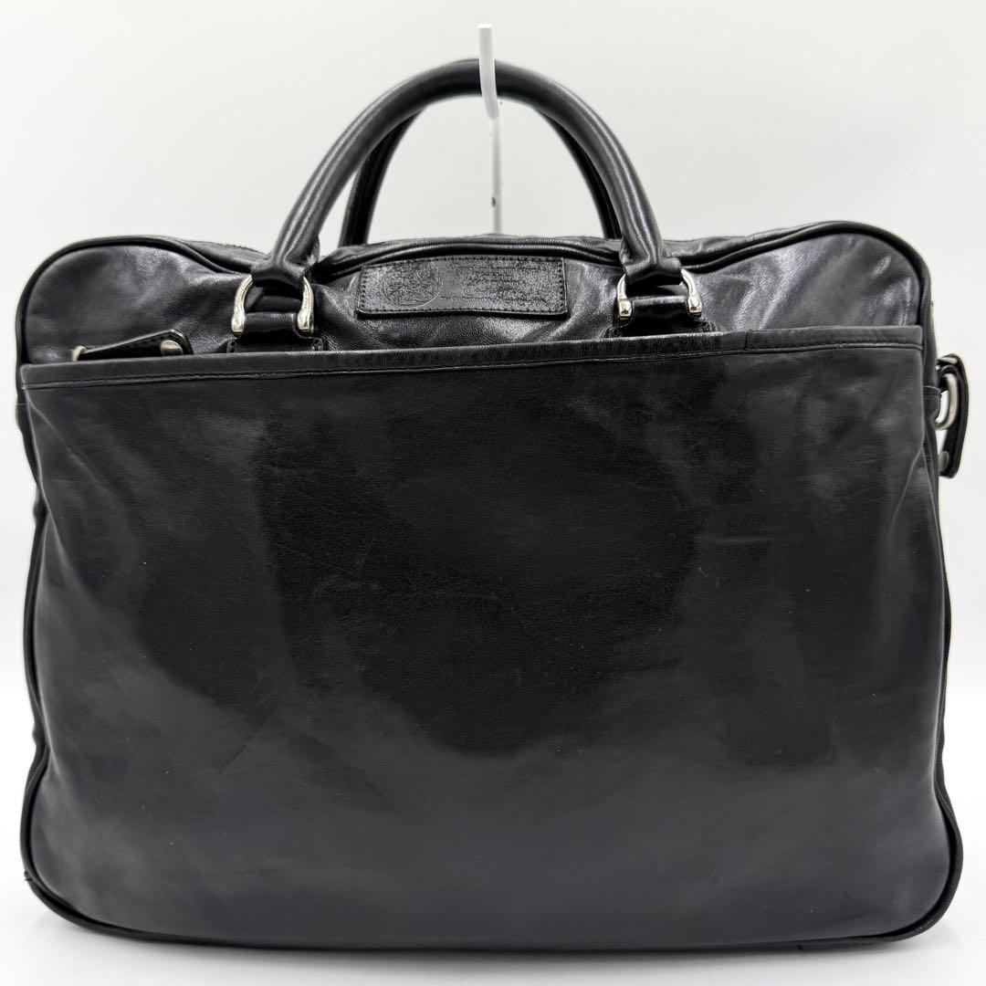 【専用】ウォームスクラフツ マニュフファクチ ビジネスバッグ レザー ブラック