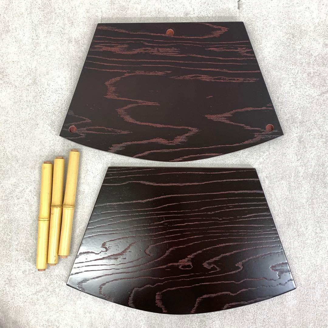 12月16日まで12000円→10000円！自在台 茶道具 棚物 扇面