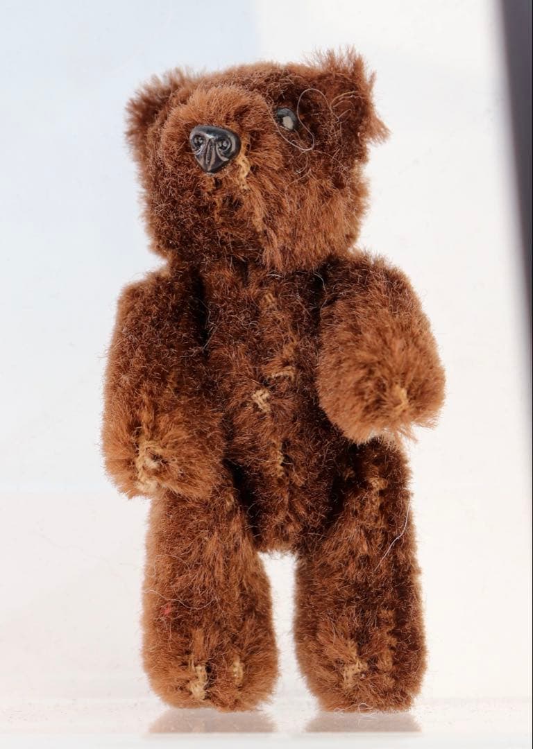 1950年代シュコー・ミニチュア・ペア2.5inch小型焦げ茶色の可愛いクマ