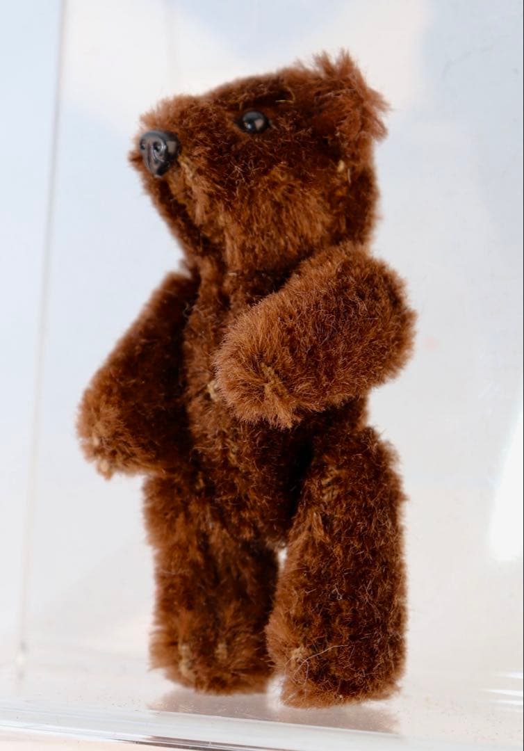 1950年代シュコー・ミニチュア・ペア2.5inch小型焦げ茶色の可愛いクマ