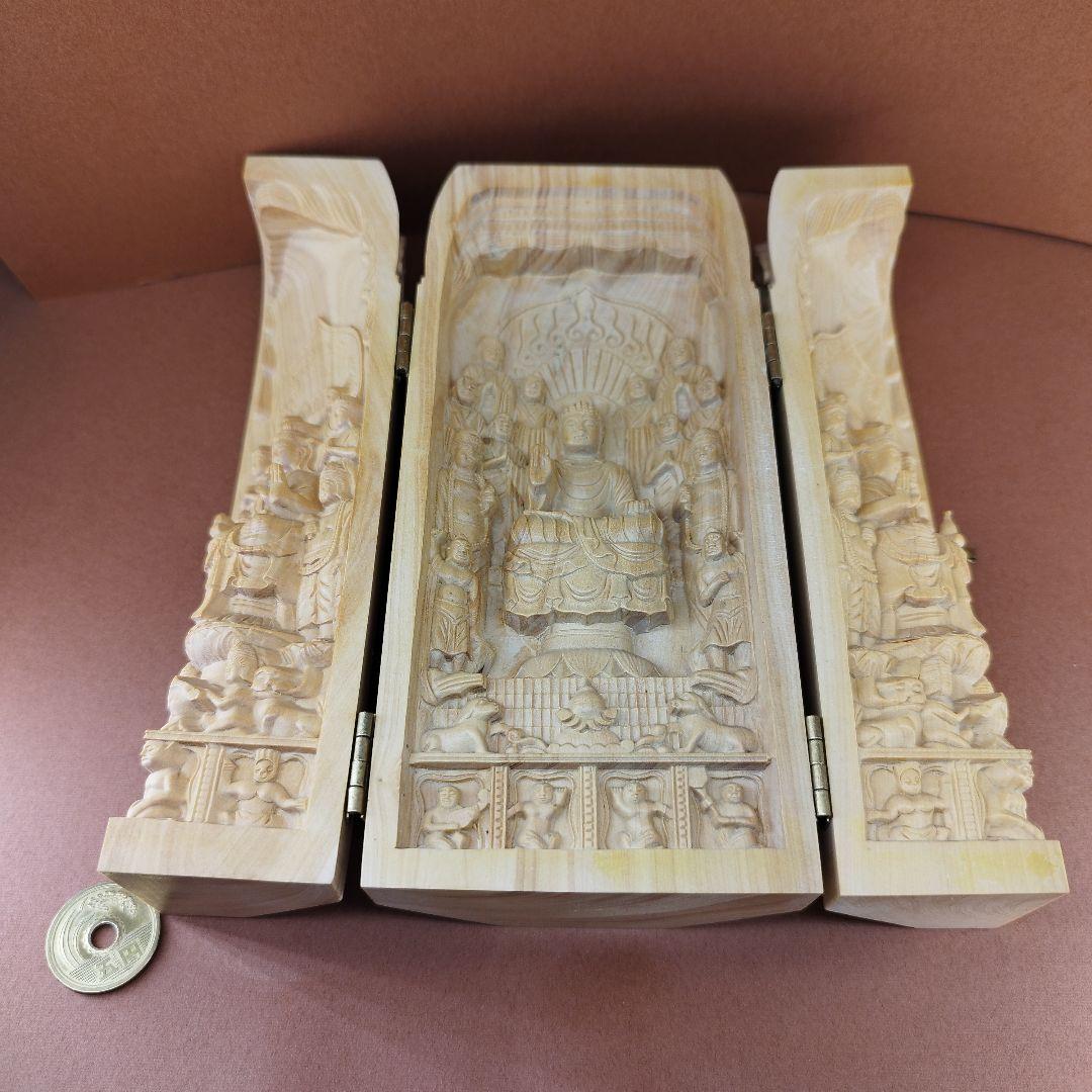 【訳あり超特価】黄楊国宝緒尊仏精細復刻版《整理番号:BU001》