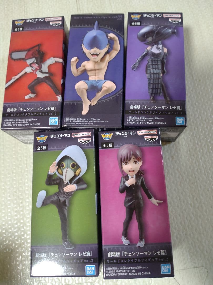 チェンソーマン　レゼ編　ワーコレ　WCF ワールドコレクタブルフィギュア