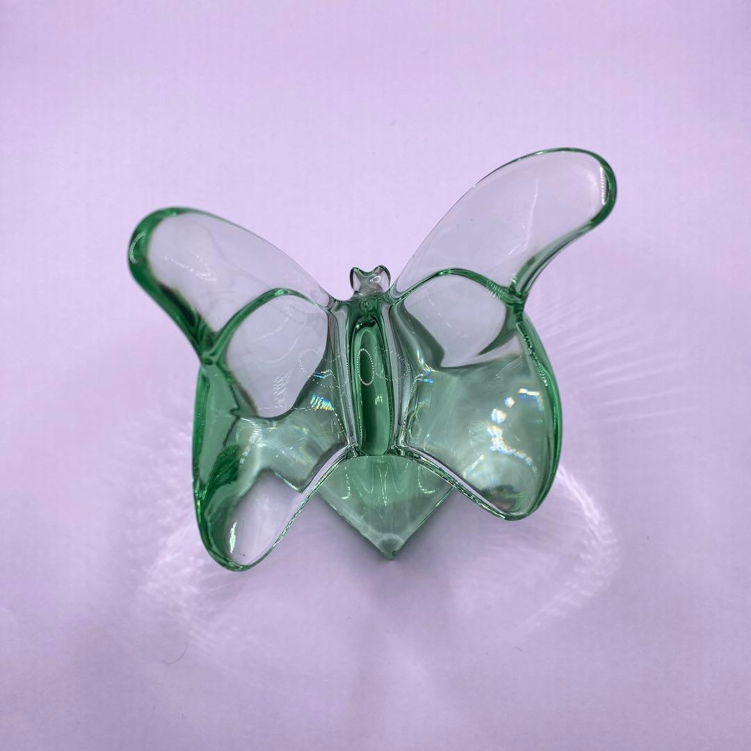 バカラ　Baccarat バタフライ　オブジェ