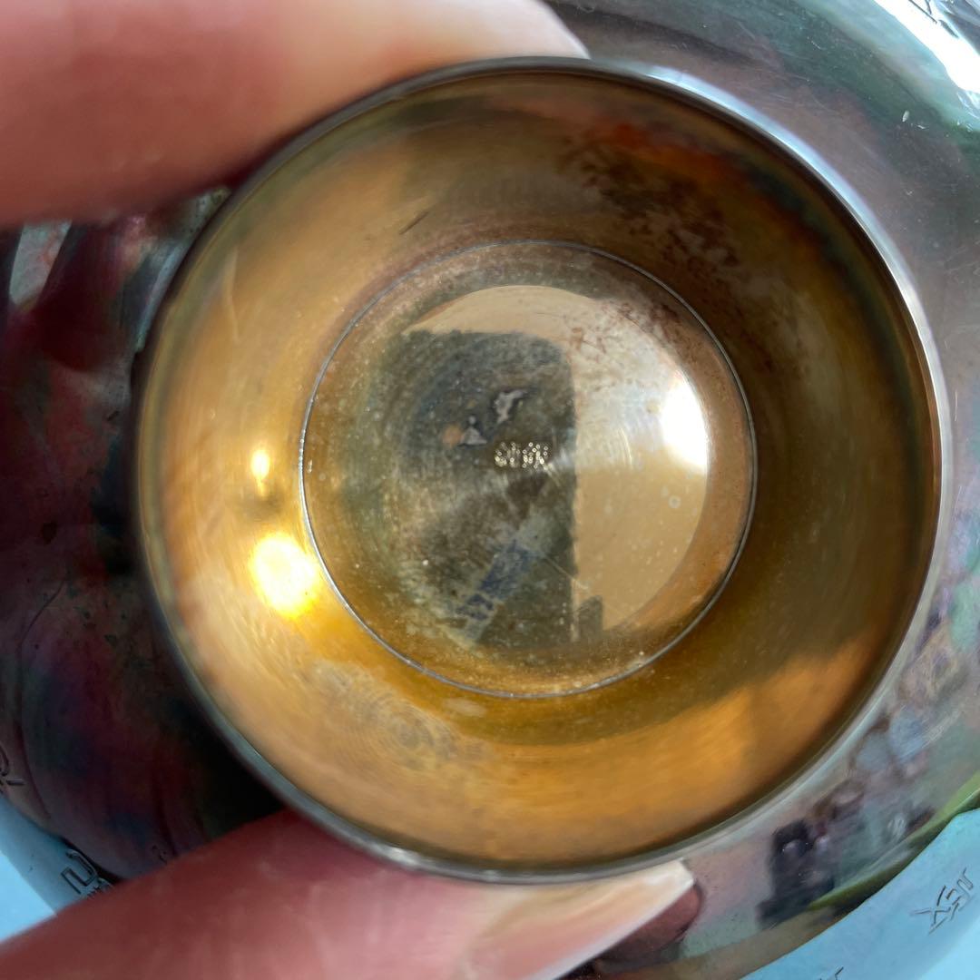 値下げしました純銀杯