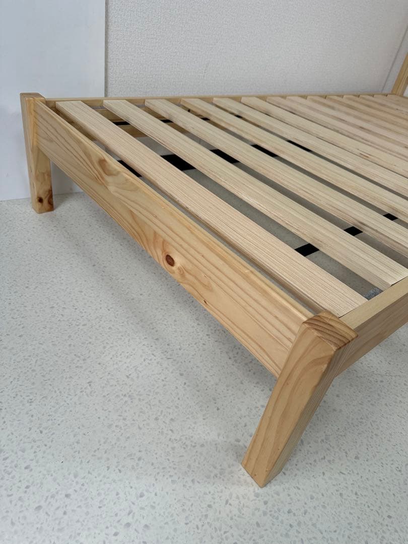 【引取限定】無印良品 シングルベッド フレーム パイン材 管理No.i4