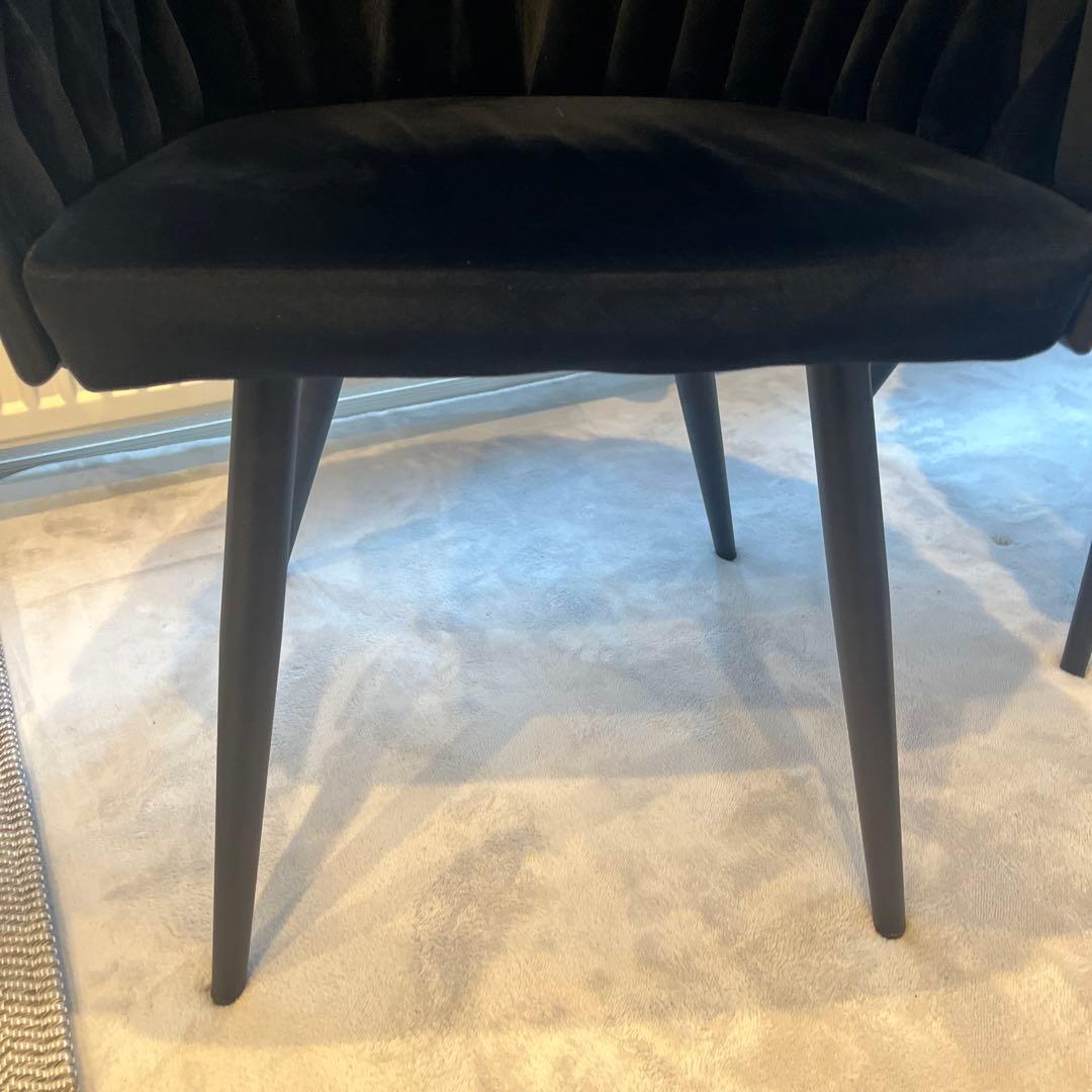 引き取り　ダイニングチェア「Flower(フラワー)」2脚セット