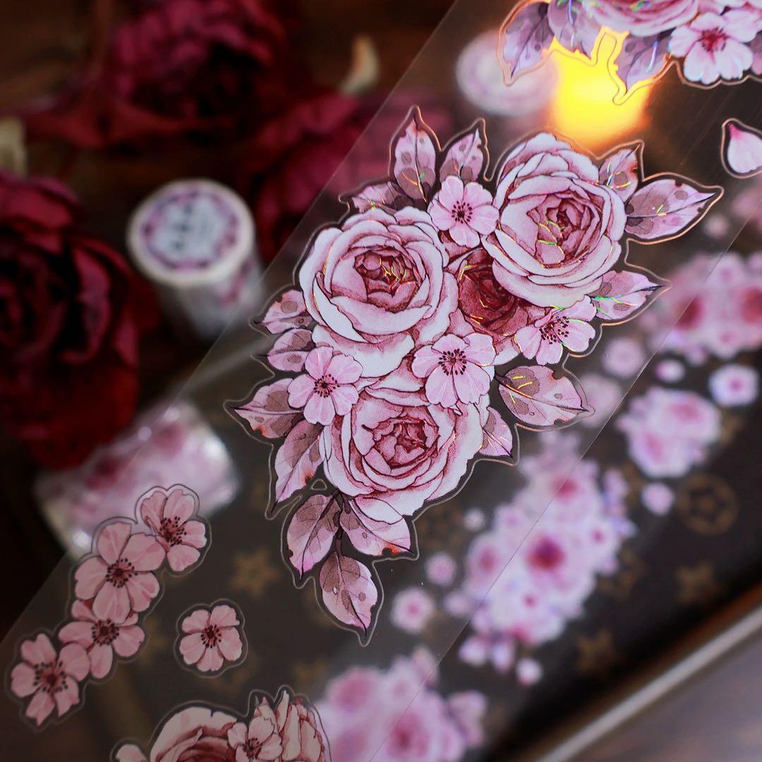 繁花文创《红颜旧》海外マスキングテープ　マステ 【2656】