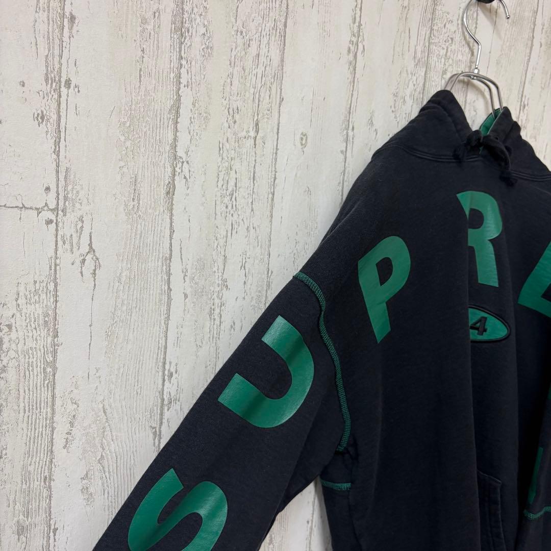【激レア】SUPREME シュプリーム　パーカー　完売モデル　スウェット　刺繍