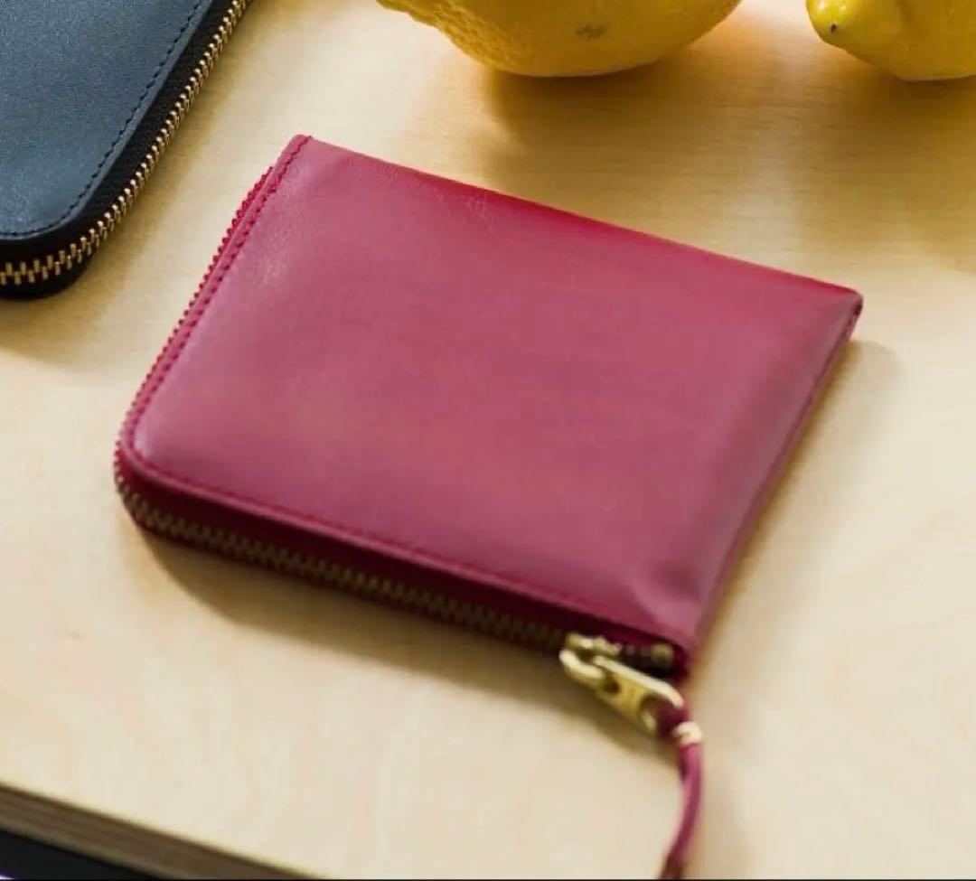 【新品未使用品】コムデギャルソン Lシェイプド ジップウォレット