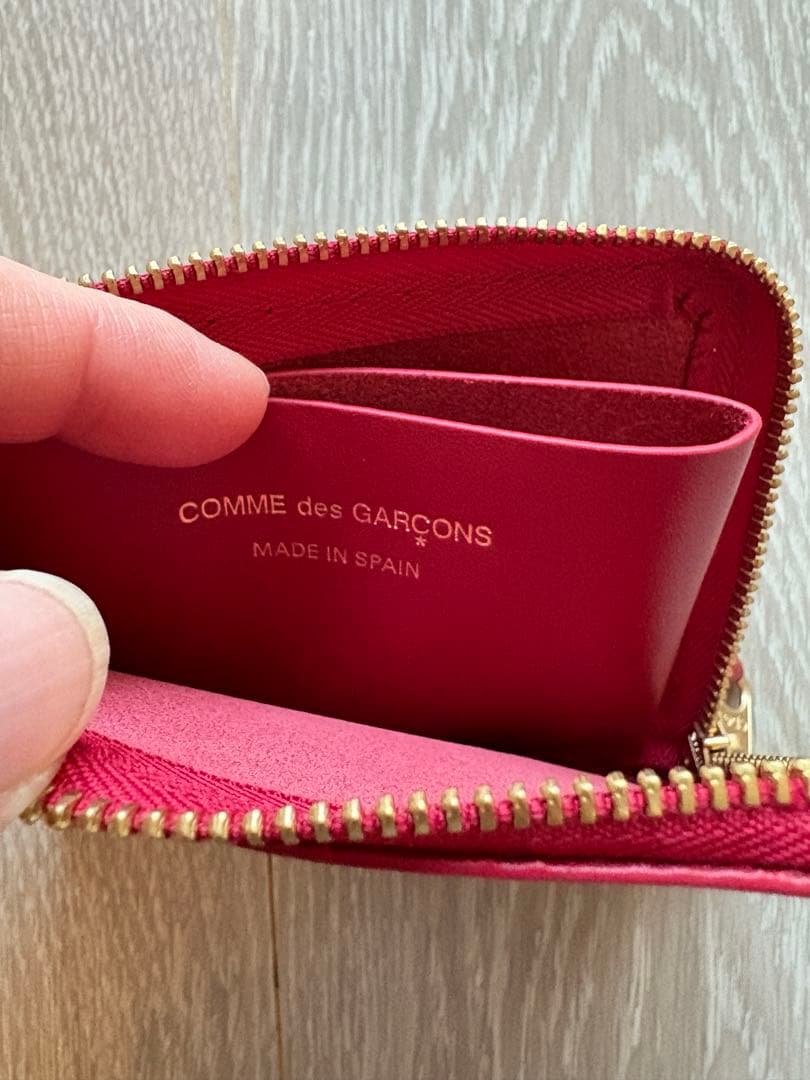 【新品未使用品】コムデギャルソン Lシェイプド ジップウォレット