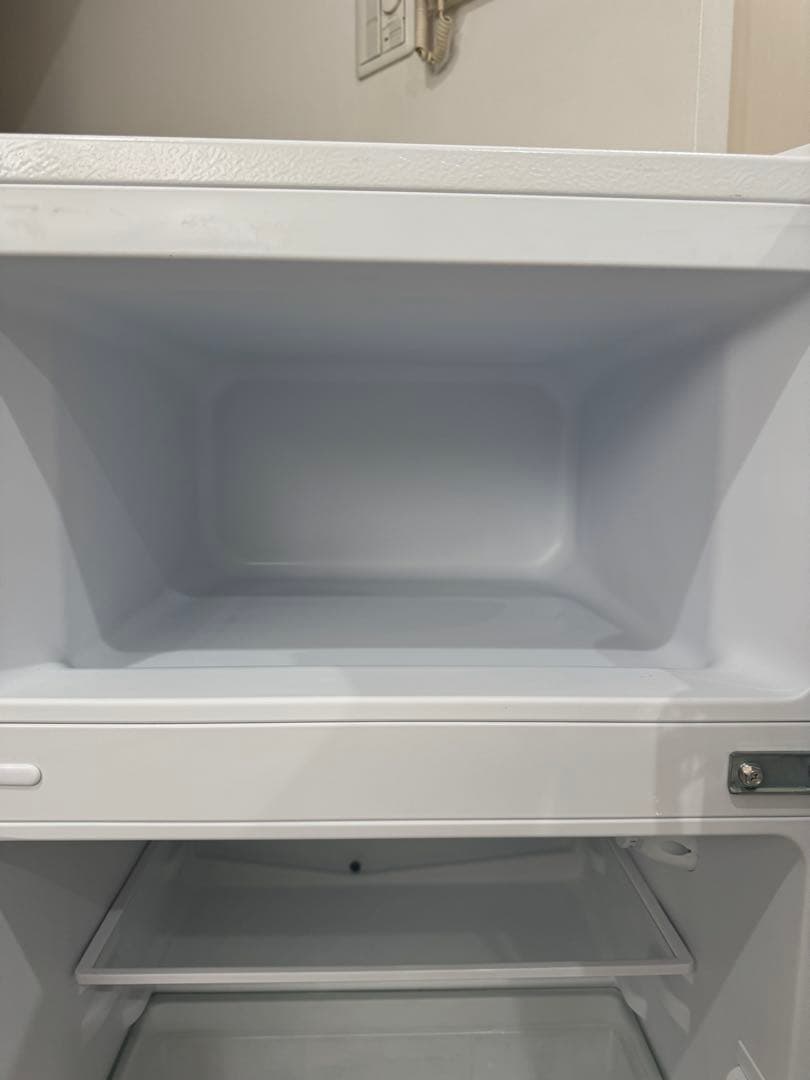 アイリスオーヤマPRC-B092D-W 稼働品ホワイト 2ドア冷蔵庫 程度良好