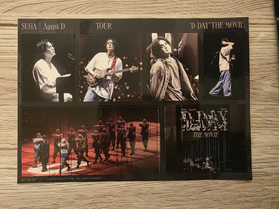 BTS SUGA AgustD D-DAY 映画 全入場者特典コンプセット