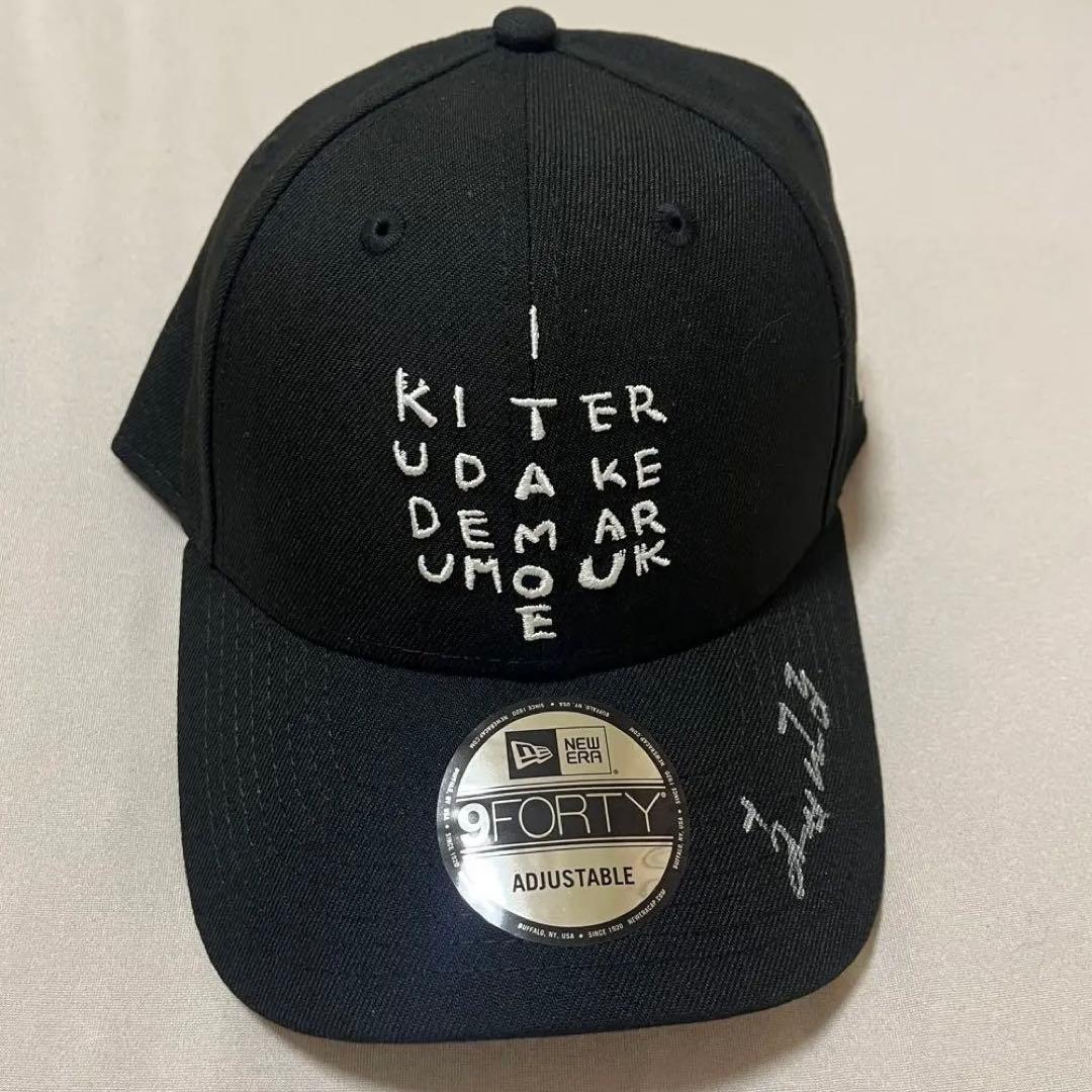 明石家さんま 直筆サイン入り 帽子 ① 9FORTY newera ニューエラ