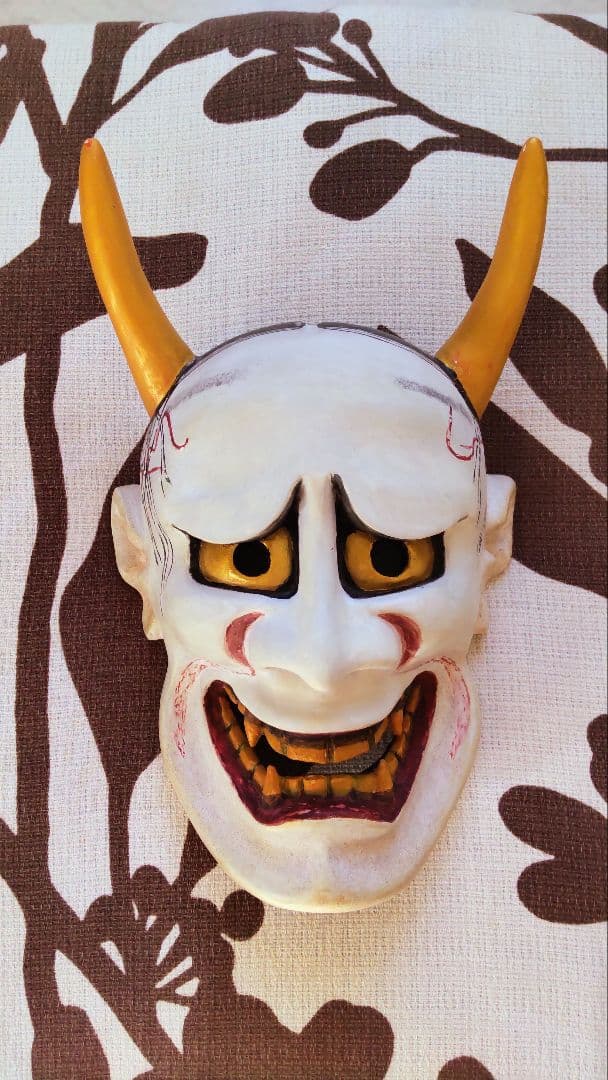 木彫り能面 般若