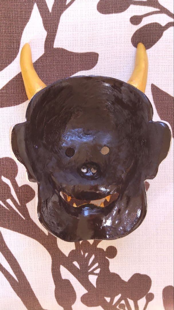 木彫り能面 般若