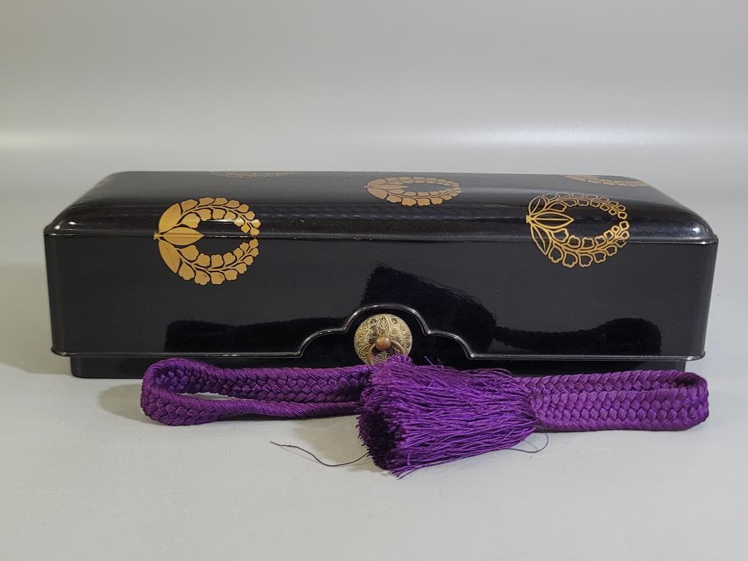 DT350 古美術 時代蒔絵 内梨地 文庫